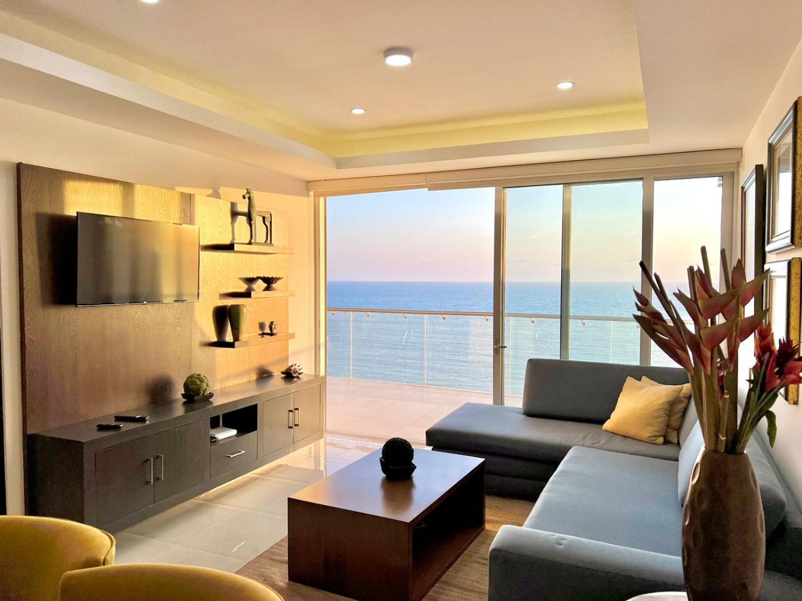 Apartamento Sunset View Malecón 1402 Vista panoramica al mar Mazatlán Exterior foto