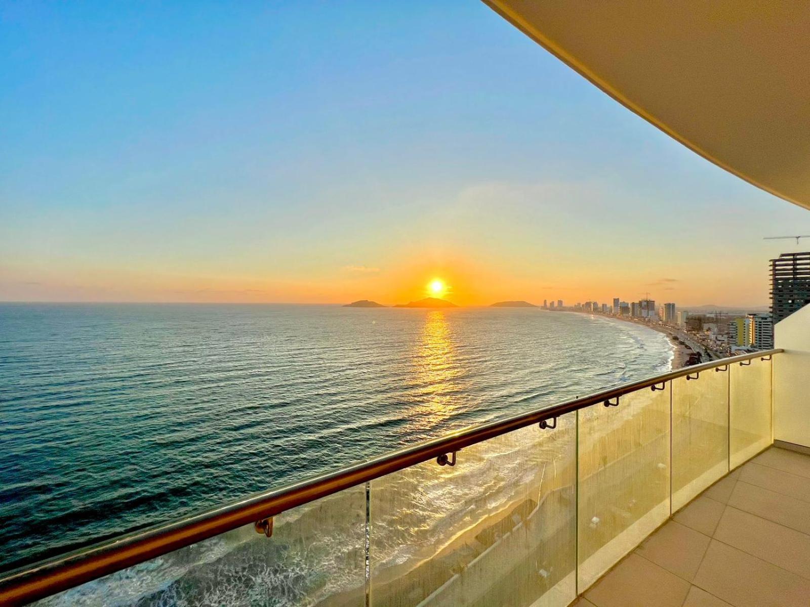 Apartamento Sunset View Malecón 1402 Vista panoramica al mar Mazatlán Exterior foto